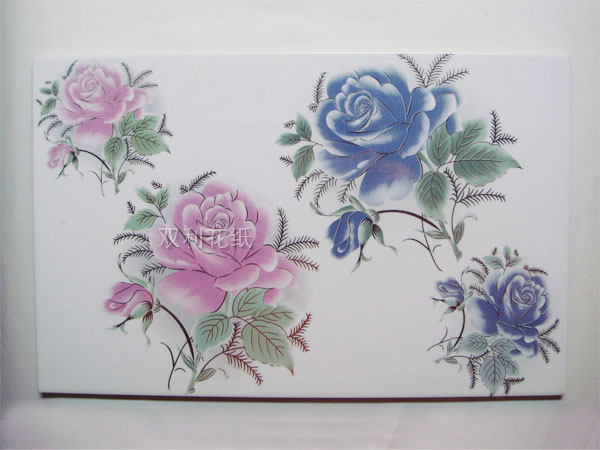 花纸               工艺花纸,金花纸,花面设计,手彩花纸,陶瓷花纸
